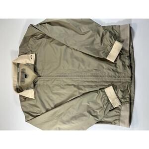 Vintage Oakley Men's Lightweight Beige Windbreaker Jacket M